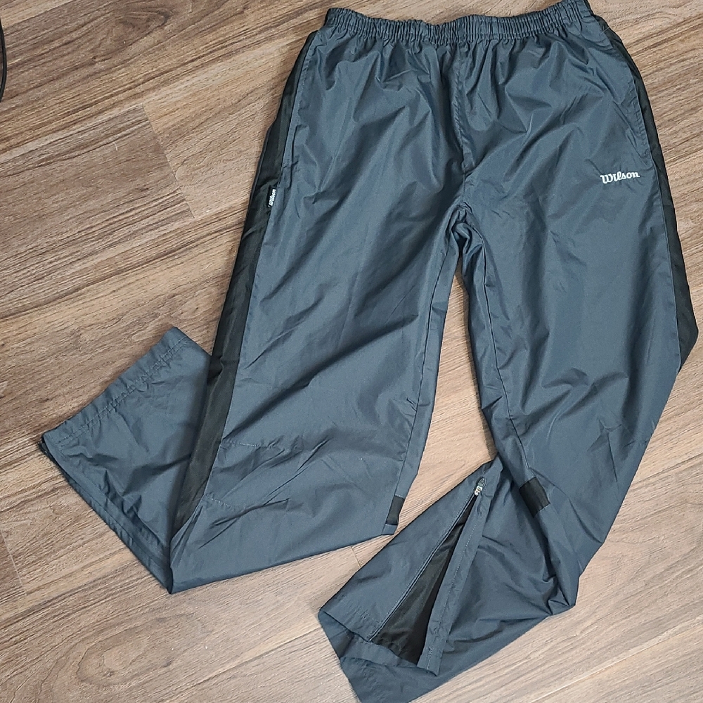 Wilson Charcoal and Black Athletic Pants